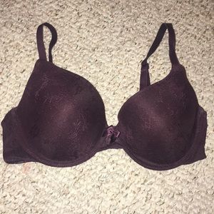 Gilligan & O’Malley Dark Purple Bra - 34D